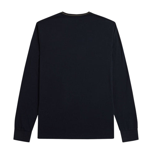 Fred Perry T-shirt T-shirt Uomo Twin Tipped a maniche lunghe S A24 - FRED PERRYM9602 - W65 - S - Francavilla Moda