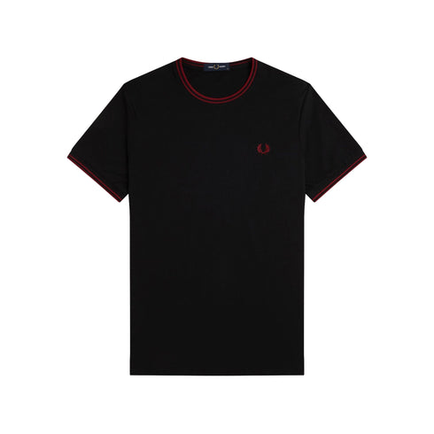 Fred Perry T-shirt T-shirt Uomo Twin Tipped doppia righe S P25 - FRED PERRYM1588 - Y31 - S - Francavilla Moda