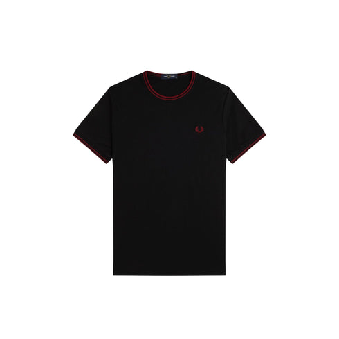 Fred Perry T-shirt T-shirt Uomo Twin Tipped doppia righe S P25 - FRED PERRYM1588 - Y42 - S - Francavilla Moda