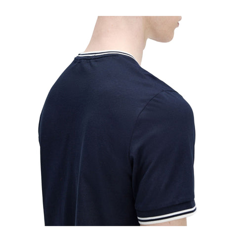 Fred Perry T-shirt T-shirt Uomo Twin Tipped doppia righe S P25 - FRED PERRYM1588 - 795 - S - Francavilla Moda