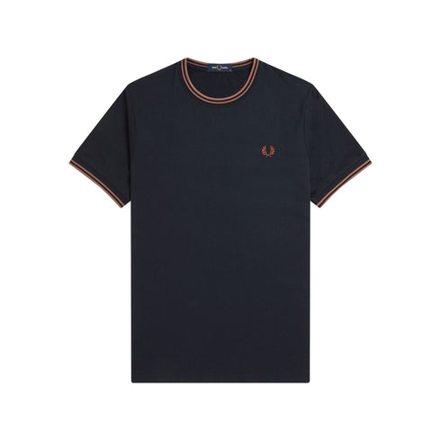 Fred Perry T-shirt T-shirt Uomo Twin Tipped doppia righe S P25 - FRED PERRYM1588 - Y31 - S - Francavilla Moda