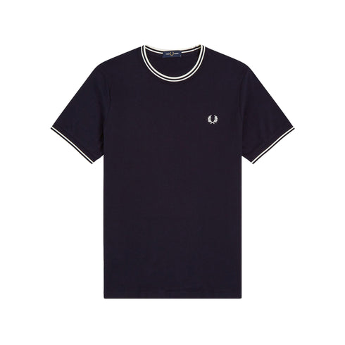 Fred Perry T-shirt T-shirt Uomo Twin Tipped doppia righe S P25 - FRED PERRYM1588 - 795 - S - Francavilla Moda