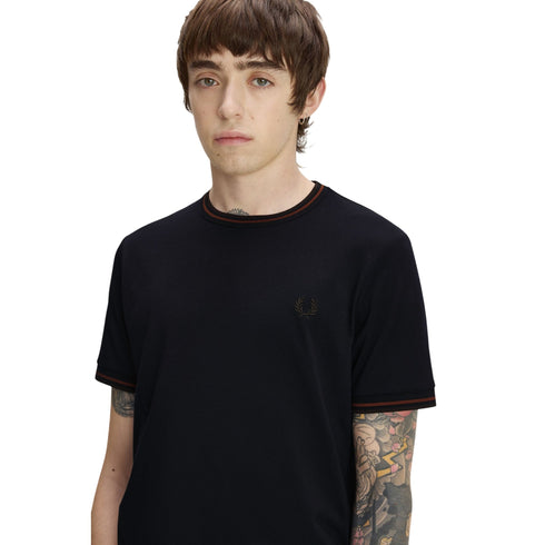Fred Perry T-shirt T-shirt Uomo Twin Tipped M A26-FRED PERRYM1588-75C-M - Francavilla Moda