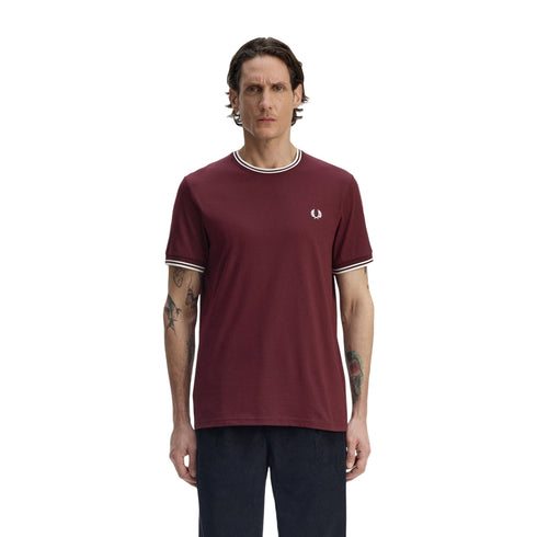 FRED PERRY T-shirt Uomo T-shirt con doppia riga S P26-FRED PERRYM1588-64A-S - Francavilla Moda