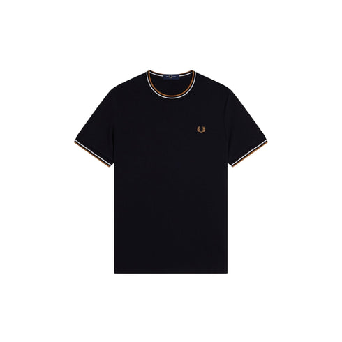FRED PERRY T-shirt Uomo T-shirt con doppia riga S P26-FRED PERRYM1588-P69-S - Francavilla Moda