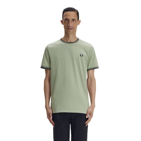 FRED PERRY T-shirt Uomo T-shirt con doppia riga S P26-FRED PERRYM1588-T73-S - Francavilla Moda