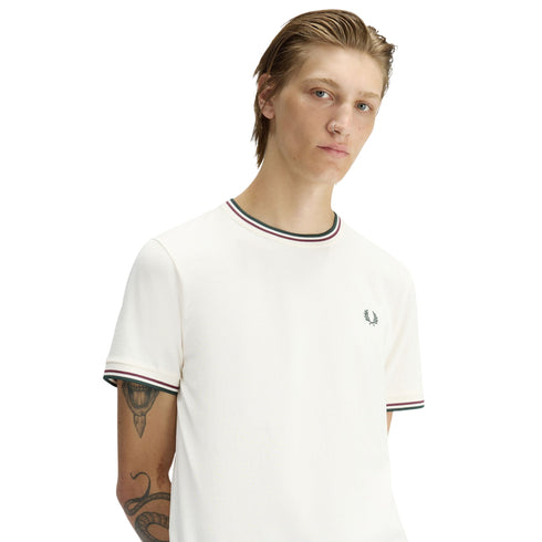 FRED PERRY T-shirt Uomo T-shirt con doppia riga S P26-FRED PERRYM1588-84A-S - Francavilla Moda
