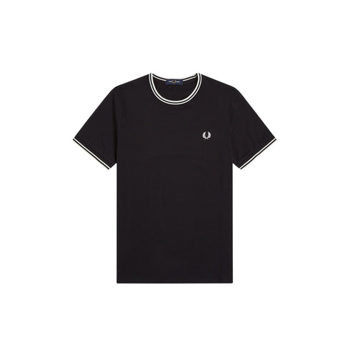 FRED PERRY T-shirt Uomo T-shirt con doppia riga S P26-FRED PERRYM1588-102-S - Francavilla Moda
