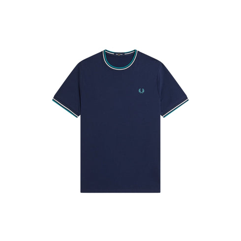 FRED PERRY T-shirt Uomo T-shirt con doppia riga M P26-FRED PERRYM1588-86A-M - Francavilla Moda