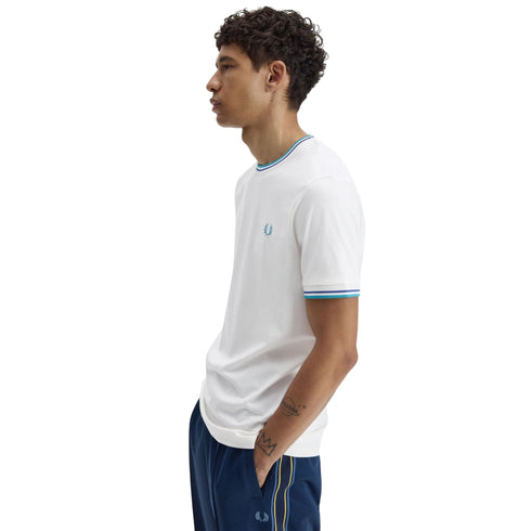 FRED PERRY T-shirt Uomo T-shirt con doppia riga S P26-FRED PERRYM1588-94A-S - Francavilla Moda