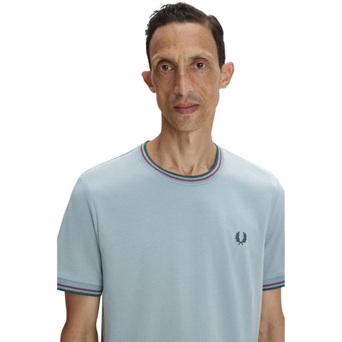 FRED PERRY T-shirt Uomo T-shirt con doppia riga S P26-FRED PERRYM1588-98A-S - Francavilla Moda