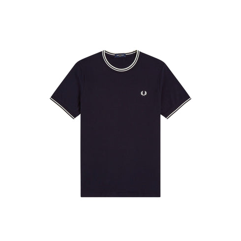 FRED PERRY T-shirt Uomo T-shirt con doppia riga S P26-FRED PERRYM1588-795-S - Francavilla Moda