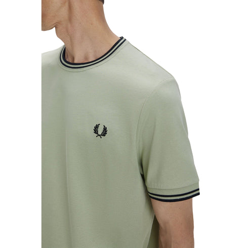 FRED PERRY T-shirt Uomo T-shirt con doppia riga S P26-FRED PERRYM1588-T73-S - Francavilla Moda