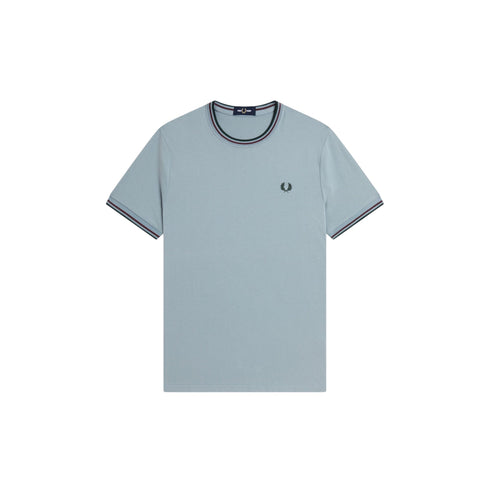 FRED PERRY T-shirt Uomo T-shirt con doppia riga S P26-FRED PERRYM1588-98A-S - Francavilla Moda