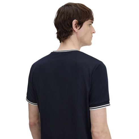 FRED PERRY T-shirt Uomo T-shirt con doppia riga S P26-FRED PERRYM1588-795-S - Francavilla Moda