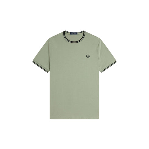 FRED PERRY T-shirt Uomo T-shirt con doppia riga S P26-FRED PERRYM1588-T73-S - Francavilla Moda