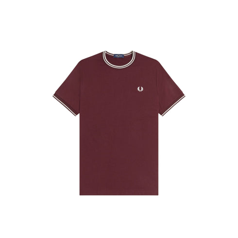 FRED PERRY T-shirt Uomo T-shirt con doppia riga S P26-FRED PERRYM1588-64A-S - Francavilla Moda