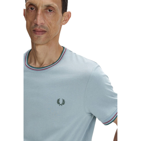 FRED PERRY T-shirt Uomo T-shirt con doppia riga S P26-FRED PERRYM1588-98A-S - Francavilla Moda