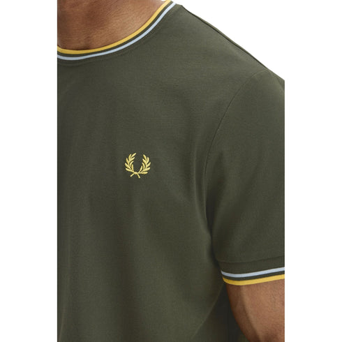 FRED PERRY T-shirt Uomo T-shirt con doppia riga S - Francavilla Moda