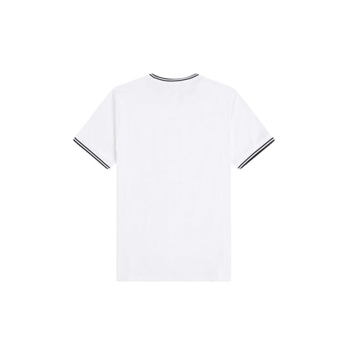 FRED PERRY T-shirt Uomo T-shirt con doppia riga S P26-FRED PERRYM1588-100-S - Francavilla Moda