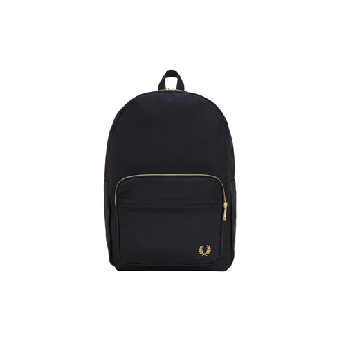 Fred Perry Zainetto Zaino Uomo Textured Nylon Nero - Francavilla Moda