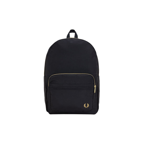 Fred Perry Zainetto Zaino Uomo Textured Nylon Nero - Francavilla Moda