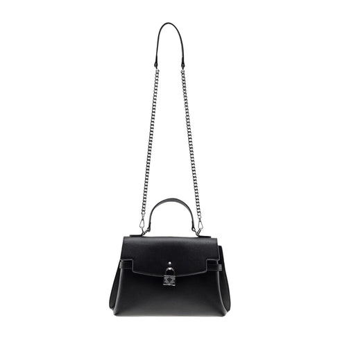 GAELLE Borsa a mano Borsa Donna con lucchetto metallico Nero A24 - GAELLEGAACW01184 - NERO - UNI - Francavilla Moda