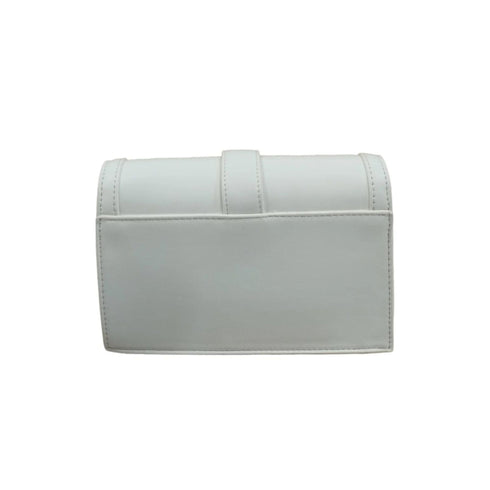 GAELLE Borsa a spalla Borsa Donna con patta e dettaglio metallico Bianco - Francavilla Moda