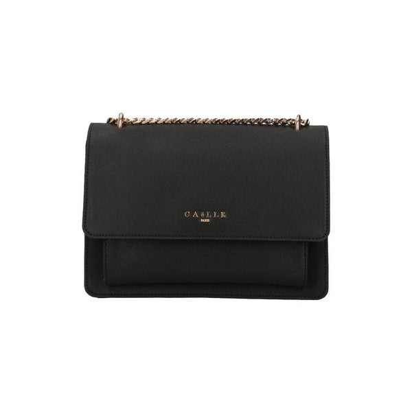 GAELLE Borsa a spalla Borsa Donna due scomparti con catena Nero A24 - GAELLEGAACW01204 - NERO - UNI - Francavilla Moda