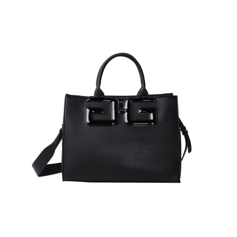 Gaelle Borsa a mano Borsa Donna shopper con doppio manico Nero - Francavilla Moda