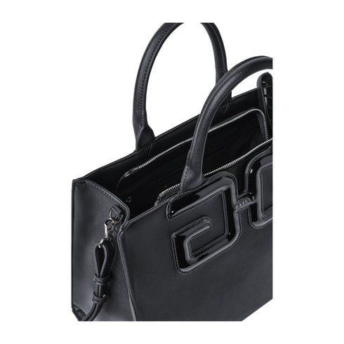 Gaelle Borsa a mano Borsa Donna shopper con doppio manico Nero - Francavilla Moda