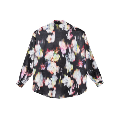 Gaelle Camicia casual Camicia Donna con fantasia all over Nero multi P25 - GAELLEGAABW04000 - NERO - 38 - Francavilla Moda