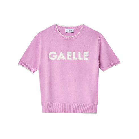 Gaelle Maglia Maglia Donna a maniche corte con scritta 1 P25 - GAELLEGAABW04271 - ORCHIDEA - 1 - Francavilla Moda