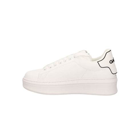 GAELLE Sneakers Sneakers Donna con logo sul tallone Bianco - Francavilla Moda