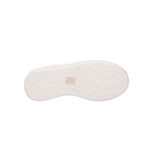 GAELLE Sneakers Sneakers Donna con logo sul tallone Bianco - Francavilla Moda