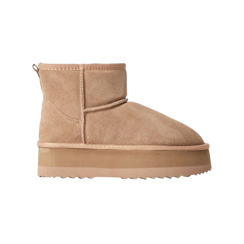 GAELLE Stivali Stivaletto Donna platform in pelliccia 36 A24 - GAELLEGACAW01147 - CAMMELLO - 36 - Francavilla Moda