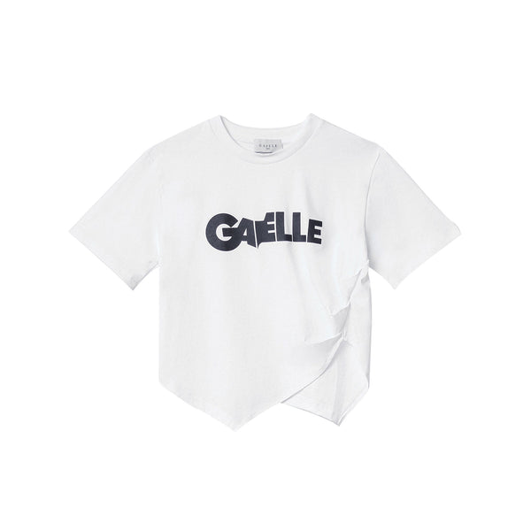 Gaelle T-shirt T-shirt Donna con fondo asimmetrico Bianco P25 - GAELLEGAABW04303 - BIANCO - 0 - Francavilla Moda