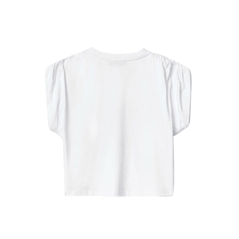 Gaelle T-shirt T-shirt Donna con logo paillettes Bianco P25 - GAELLEGAABW04580 - BIANCO - 0 - Francavilla Moda