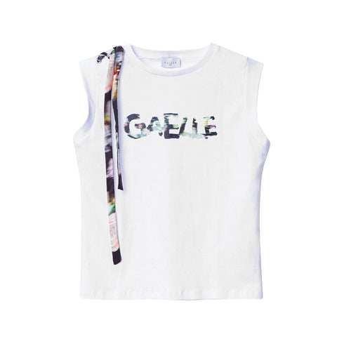Gaelle T-shirt T-shirt Donna senza maniche con laccetto Bianco P25 - GAELLEGAABW04379 - BIANCO - 0 - Francavilla Moda