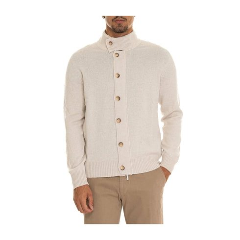 Gran Sasso Cardigan Cardigan Uomo con zip e bottoni frontali 48 - Francavilla Moda