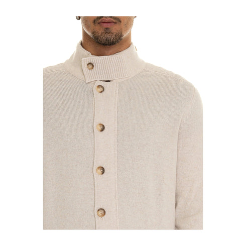 Gran Sasso Cardigan Cardigan Uomo con zip e bottoni frontali 48 - Francavilla Moda