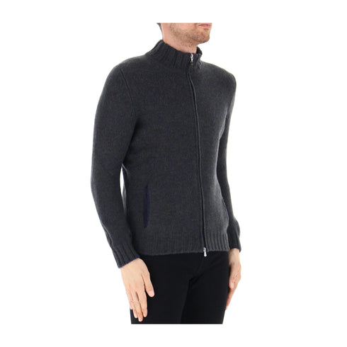 Gran Sasso Pullover Cardigan Uomo tre fili mouline 50 - Francavilla Moda