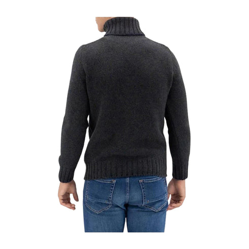 Gran Sasso Pullover Maglia Uomo dolcevita tre fili mouline 50 - Francavilla Moda