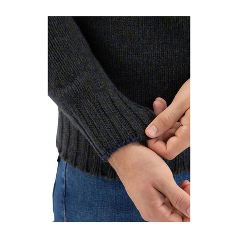 Gran Sasso Pullover Maglia Uomo dolcevita tre fili mouline 50 - Francavilla Moda