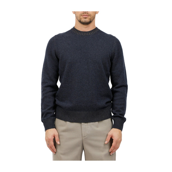 Gran Sasso Pullover Maglia Uomo girocollo in morbida lana 48 A24 - GRAN SASSO2315519613 - 589 - 48 - Francavilla Moda