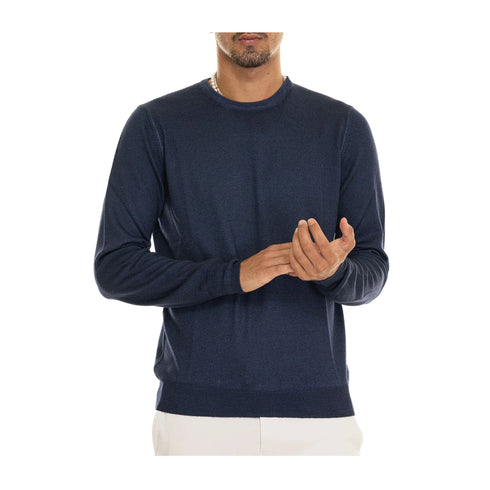 Gran Sasso Pullover Maglia Uomo minimal in lana 50 A24 - GRAN SASSO5516722792 - 905 - 50 - Francavilla Moda