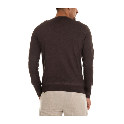 Gran Sasso Pullover Maglia Uomo minimal in lana 48 A24 - GRAN SASSO5516722792 - 308 - 48 - Francavilla Moda