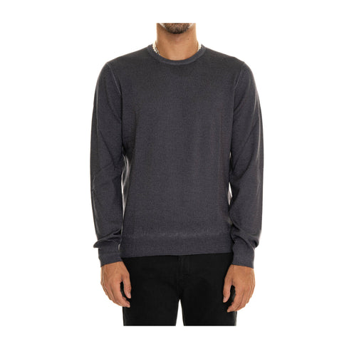 Gran Sasso Pullover Maglia Uomo minimal in lana 52 A24 - GRAN SASSO5516722792 - 914 - 52 - Francavilla Moda