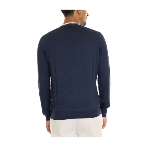 Gran Sasso Pullover Maglia Uomo minimal in lana 50 A24 - GRAN SASSO5516722792 - 628 - 50 - Francavilla Moda