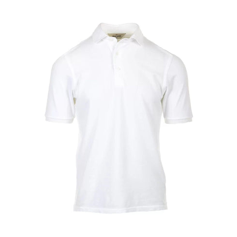 Gran Sasso Polo Polo Uomo a maniche corte in piquet Bianco - Francavilla Moda